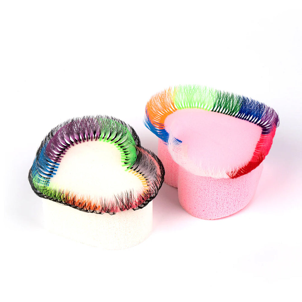 Heart Shaped Cosmetic Sponge-4 Pcs/Pack - Moonlash