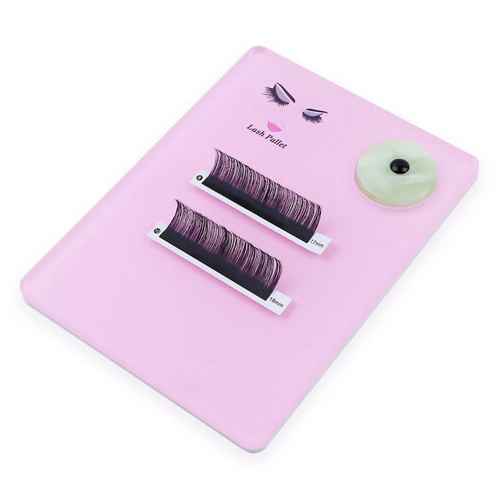 Jade Stone Lash & Glue Holder Pallet - Moonlash