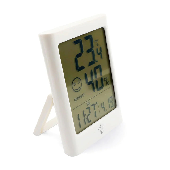 Intelligent Temperature And Humidity Meter With Alarm Clock - Moonlash
