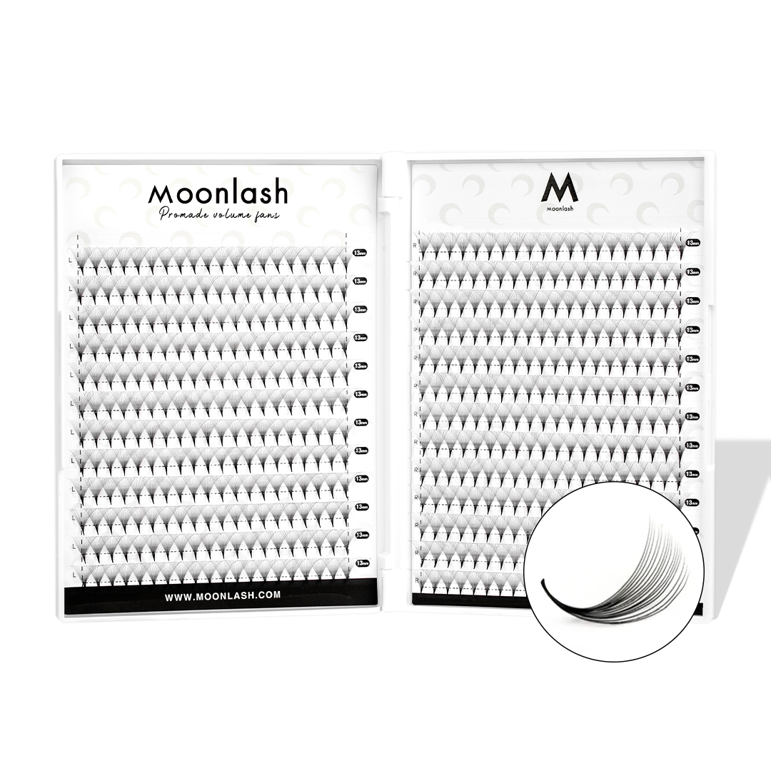 16D Promade Volume Fans Eyelash Extensions 500 Fans 25 Rows – Moonlash