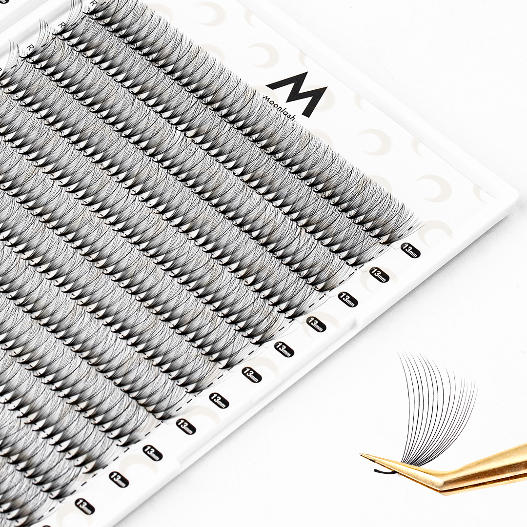 16D Premade Volume Fans Eyelash Extensions 500 Fans 25 Rows
