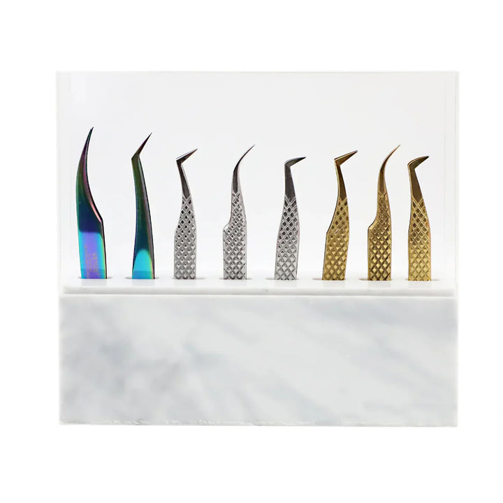 Marble Tweezer Stand-Without Tweezers - Moonlash