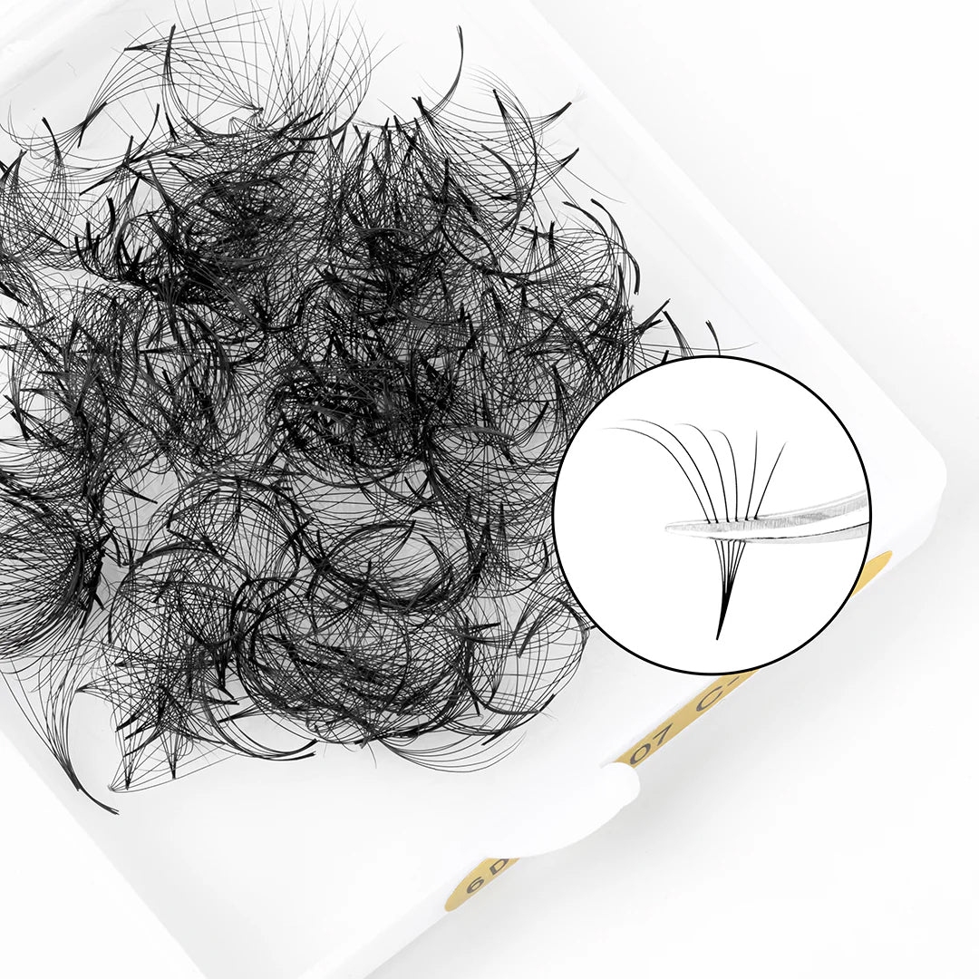 6D Promade Loose Fans-500 Fans (wholesale) - Moonlash