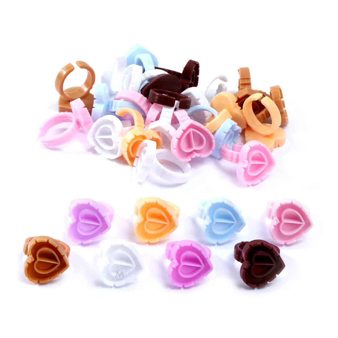Heart-Shaped Blooming Glue Cup-100 Pcs/Pack - Moonlash