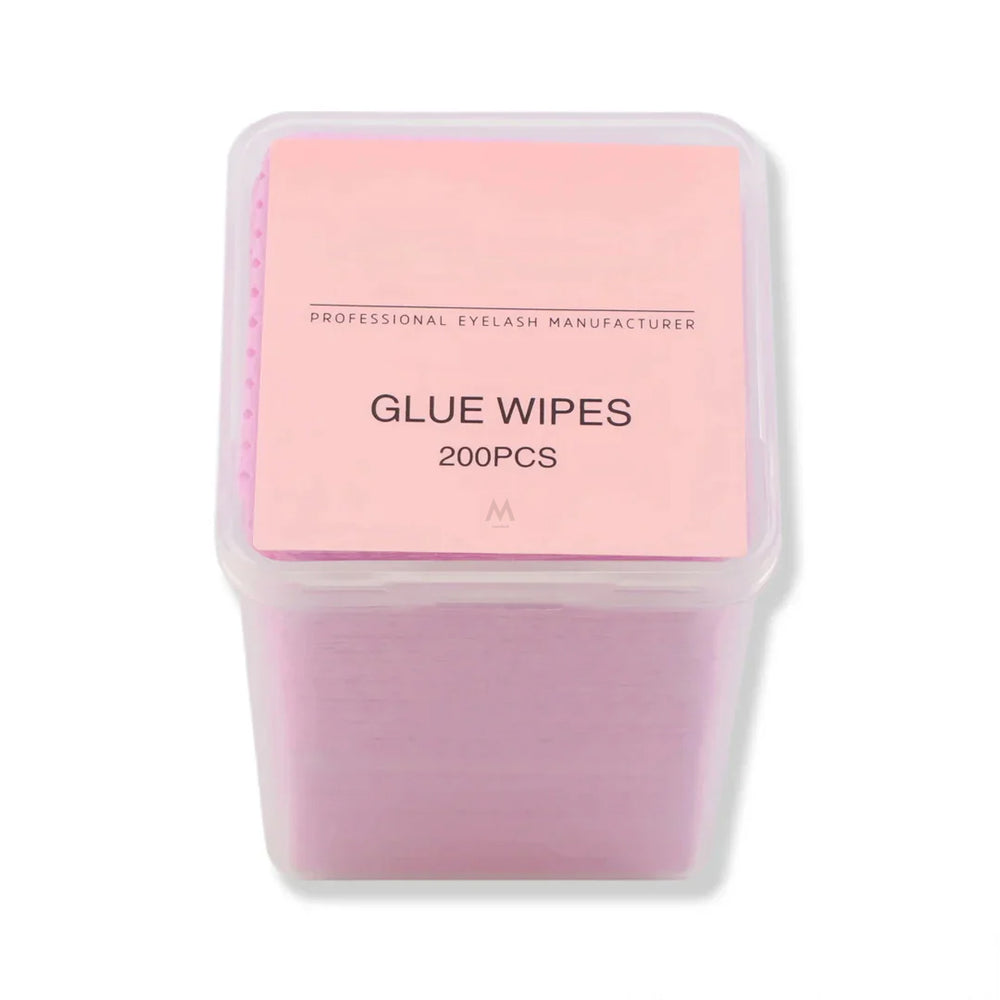 Pink Cotton Wipes For Eyelash Extensions-200 Pcs/Box - Moonlash