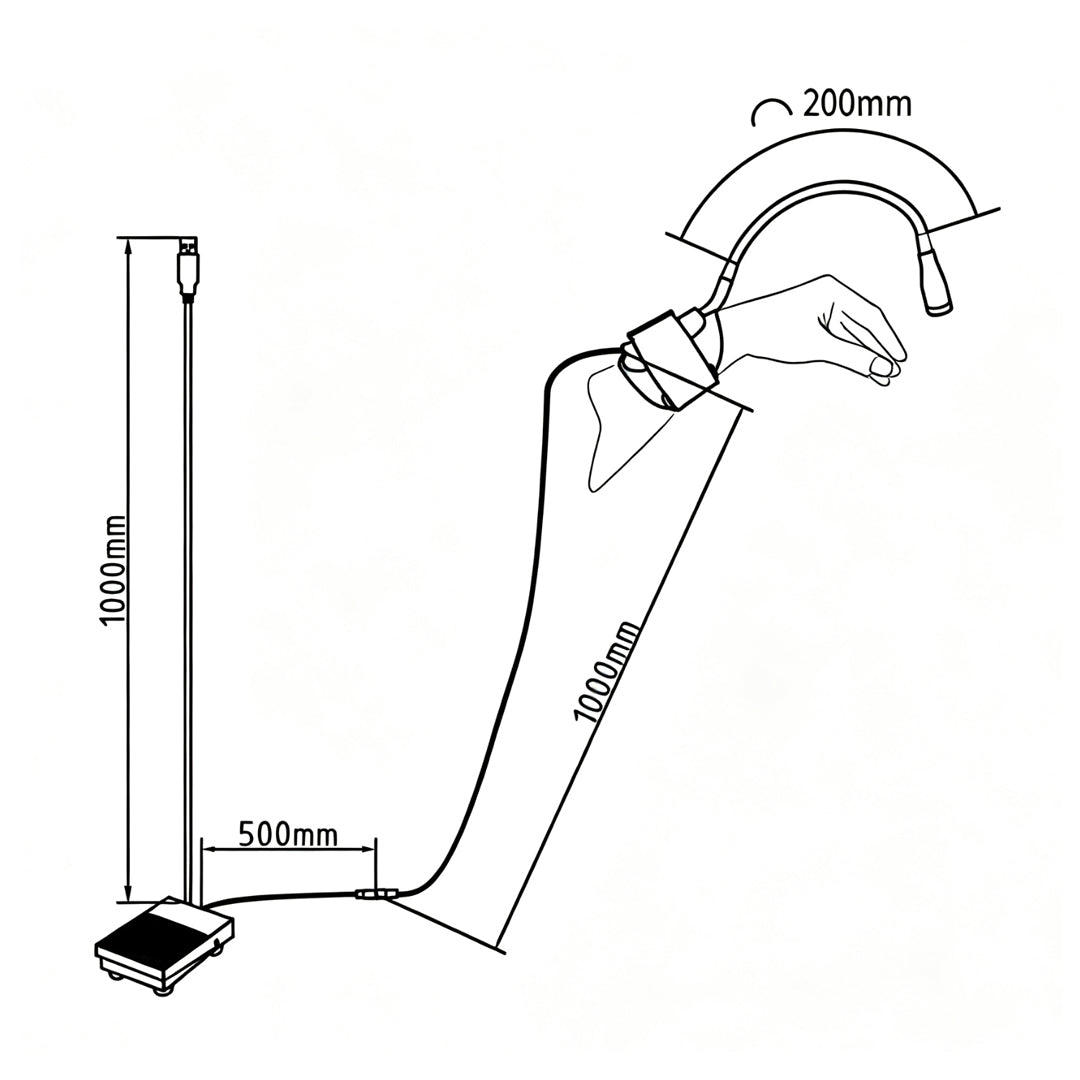 UV/LED Wrist Lamp For Eyelash Extension