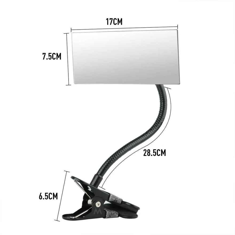 Security Convex Mirror with Adjustable Clip - Moonlash