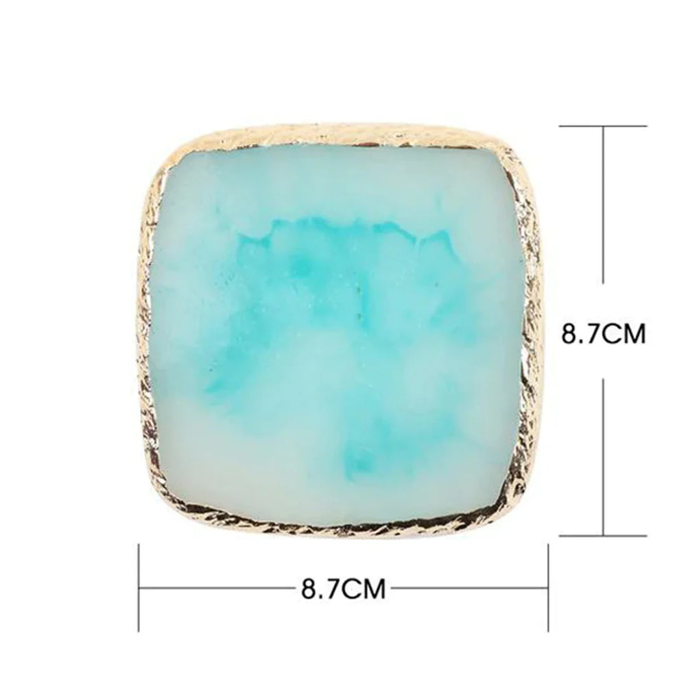 Square Resin Stone Eyelash Extension Holder - Moonlash