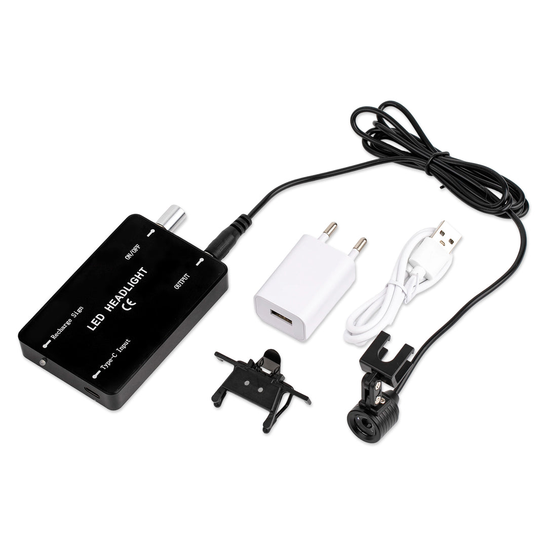 LED Light and Loupes for Eyelash Extension Application